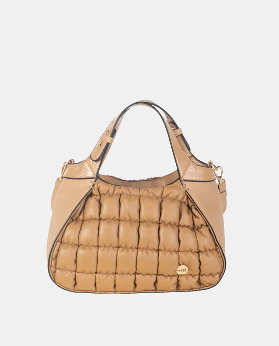 Сумка цвета верблюжьей шерсти с двумя ручками, изготовленная из трех материалов с различной отделкой, все в соответствующих цветах Volum, коричневый
Сумка цвета верблюжьей шерсти с двумя ручками, изготовленная из трех материалов с различной отделкой, все в соответствующих цветах Volum, коричневый