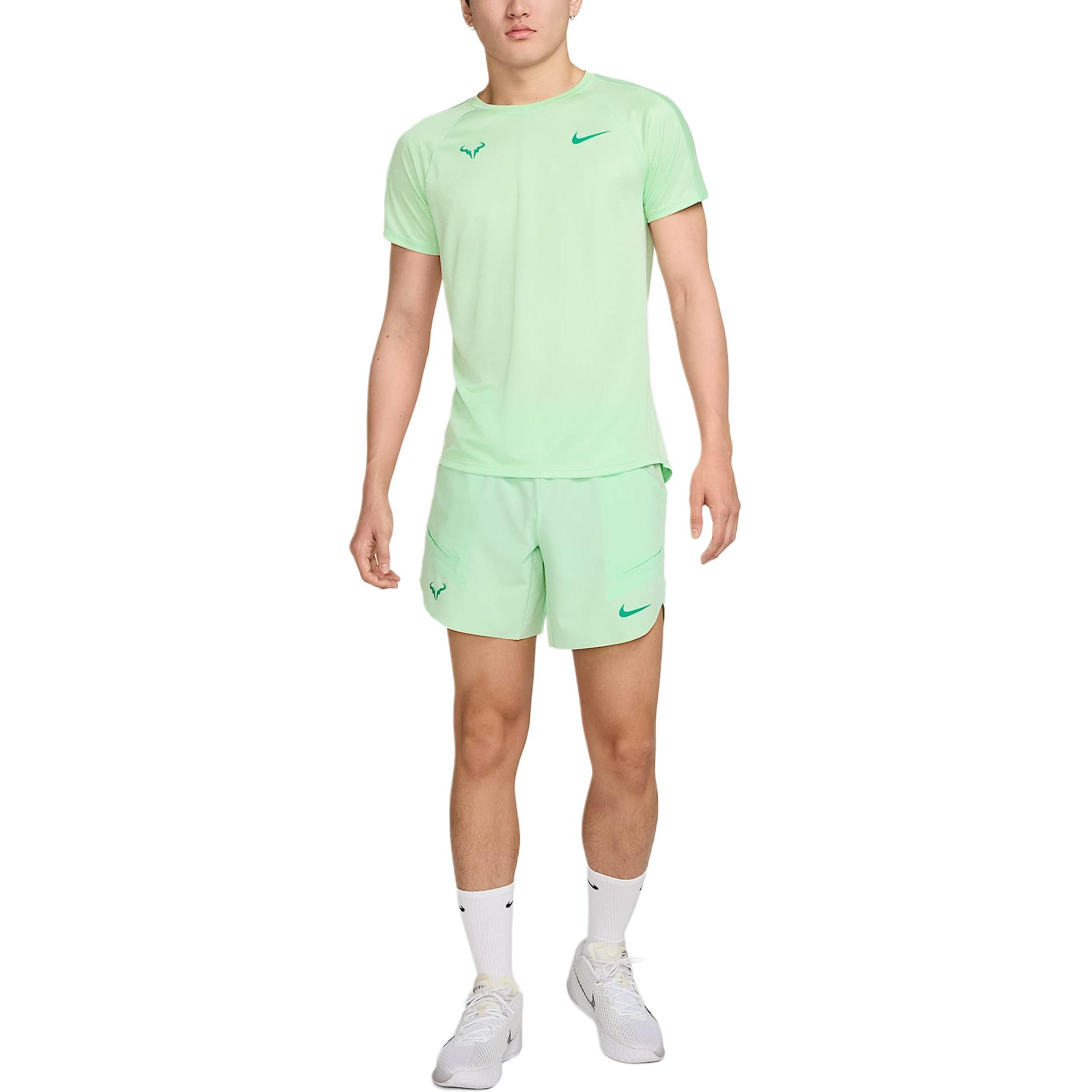 Rafa Challenger мужская теннисная майка с коротким рукавом Dri FIT Nike, зеленый
Rafa Challenger мужская теннисная майка с коротким рукавом Dri FIT Nike, зеленый
