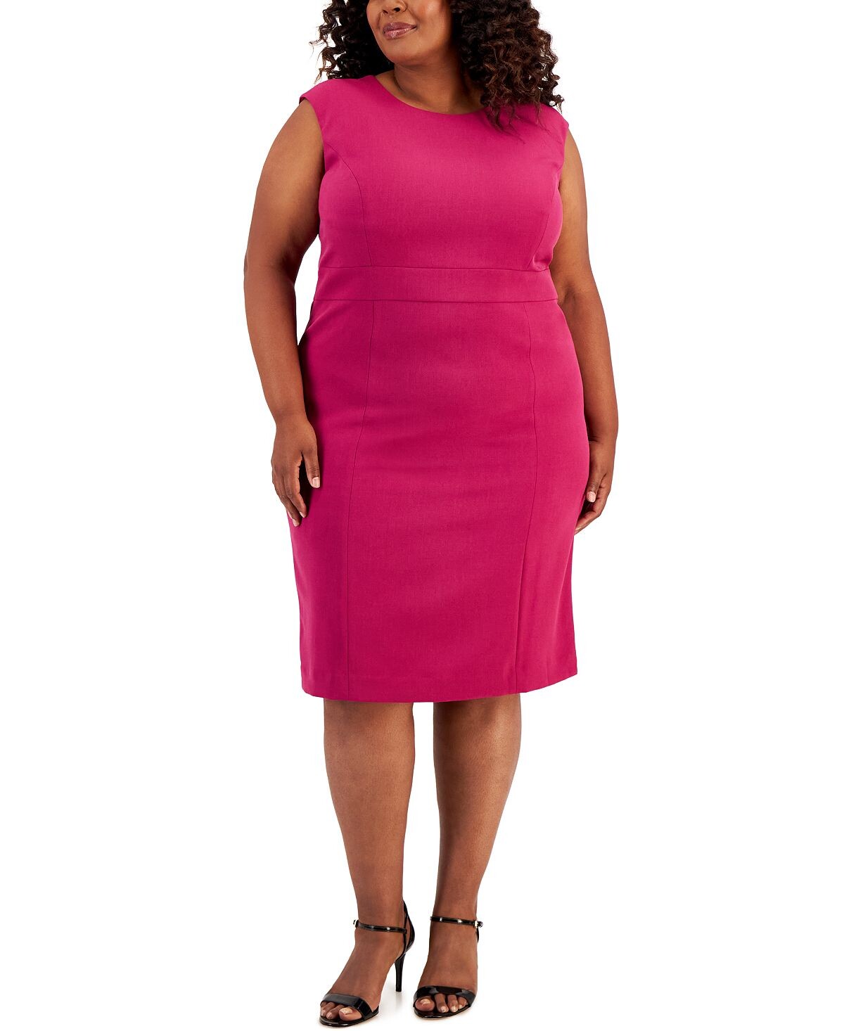 Плюс размер Платье принцессы с короткими рукавами и швом Kasper
Плюс размер Платье принцессы с короткими рукавами и швом Kasper