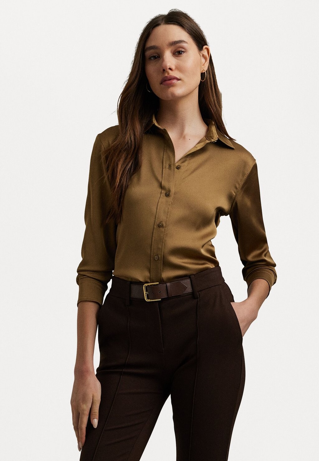 Блузка на пуговицах CLASSIC FIT SATIN CHARMEUSE SHIRT Lauren Ralph Lauren, коричневый
Блузка на пуговицах CLASSIC FIT SATIN CHARMEUSE SHIRT Lauren Ralph Lauren, коричневый