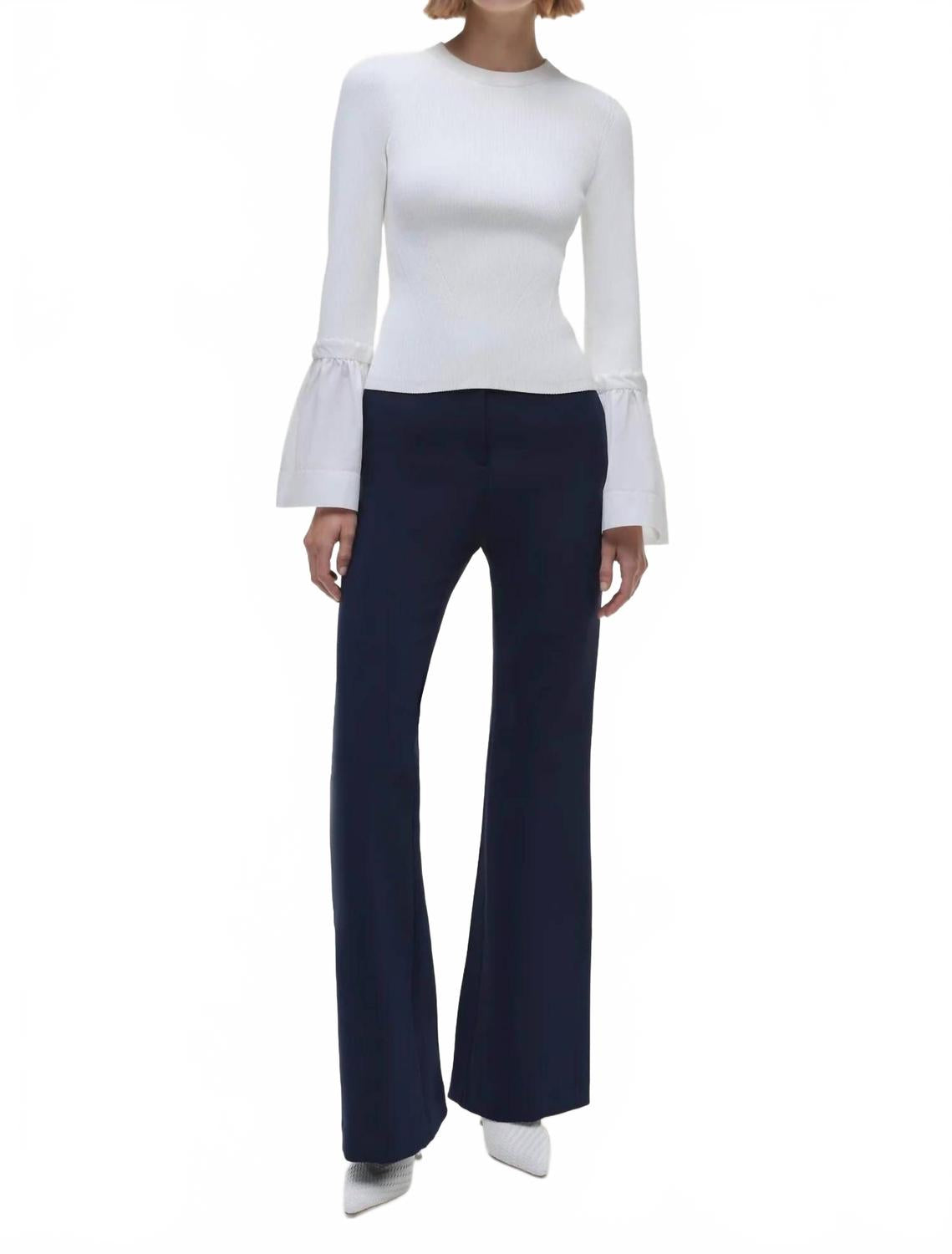 Топ Agata с длинными рукавами в белом цвете JONATHAN SIMKHAI
Топ Agata с длинными рукавами в белом цвете JONATHAN SIMKHAI