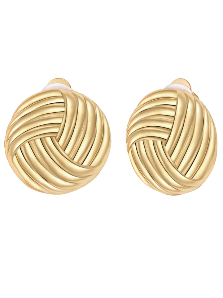 Yokoamii Серьги-клипсы из металлического сплава в оправе из желтого золота
Yokoamii Серьги-клипсы из металлического сплава в оправе из желтого золота