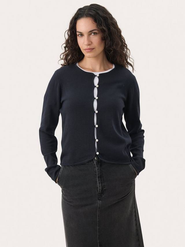 Кардиган на пуговицах pavline Part Two, темно-синий
Кардиган на пуговицах pavline Part Two, темно-синий