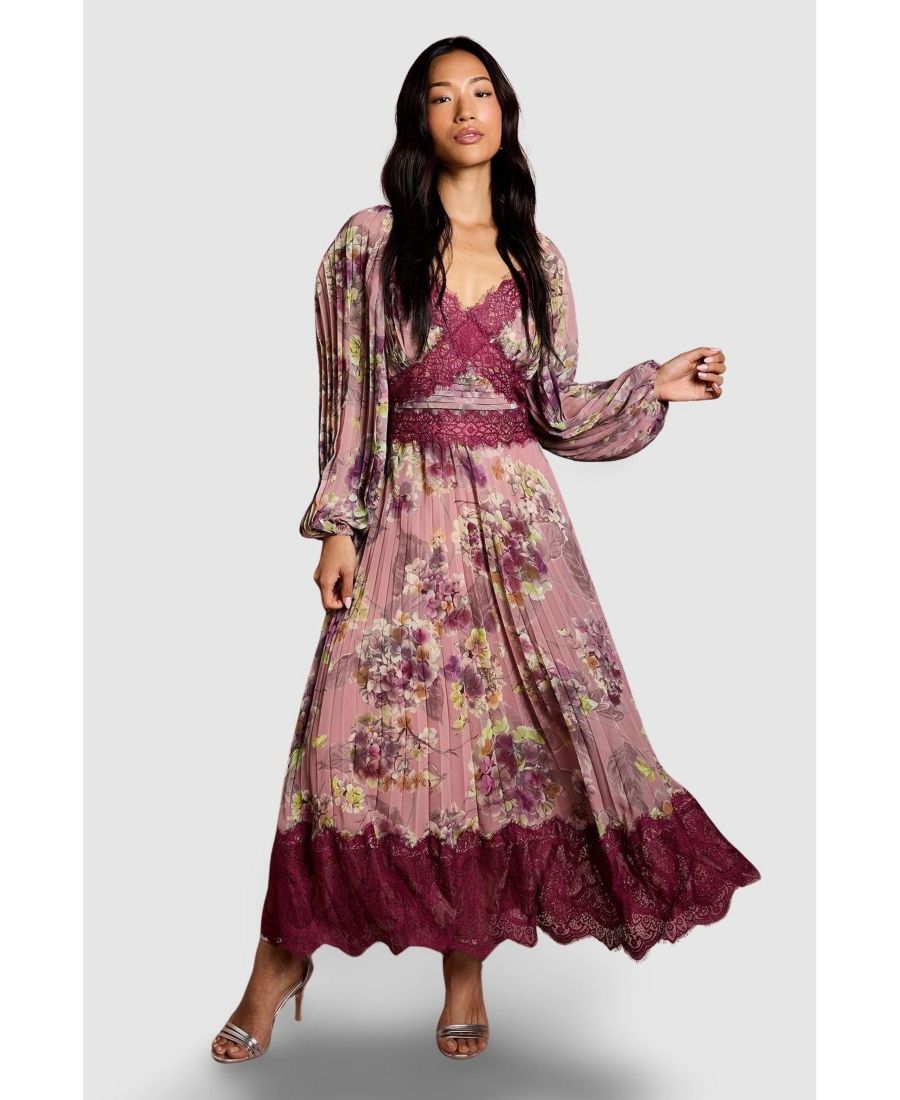 Женское плиссированное платье-мидакси с кружевной отделкой Coast, Pink
Женское плиссированное платье-мидакси с кружевной отделкой Coast, Pink