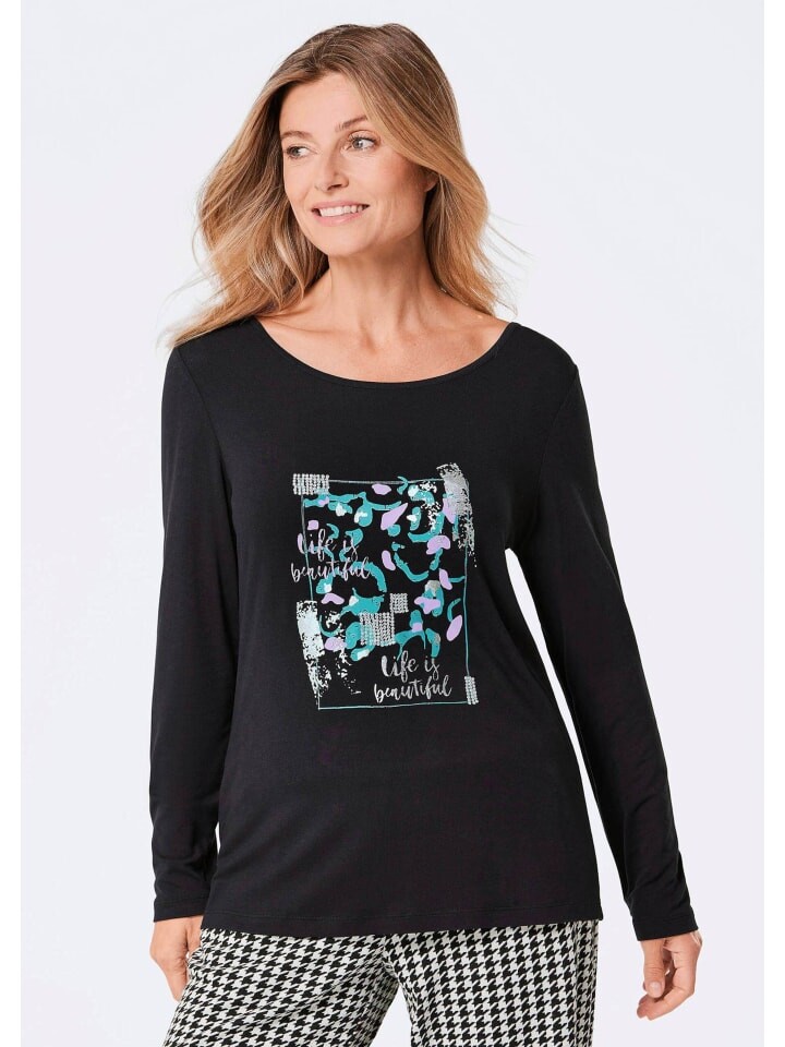 Футболка GOLDNER, цвет schwarz/gemustert 
Футболка GOLDNER, цвет schwarz/gemustert