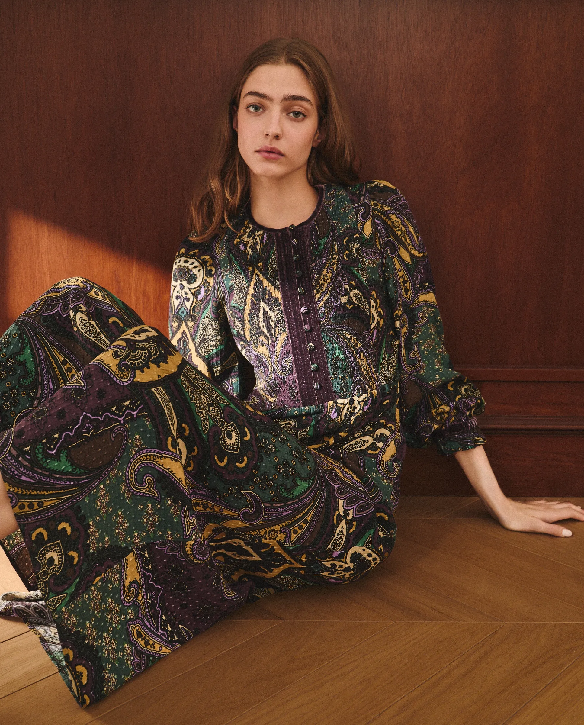 Женское платье миди с принтом Lloyd'S, фиолетовый
Женское платье миди с принтом Lloyd'S, фиолетовый