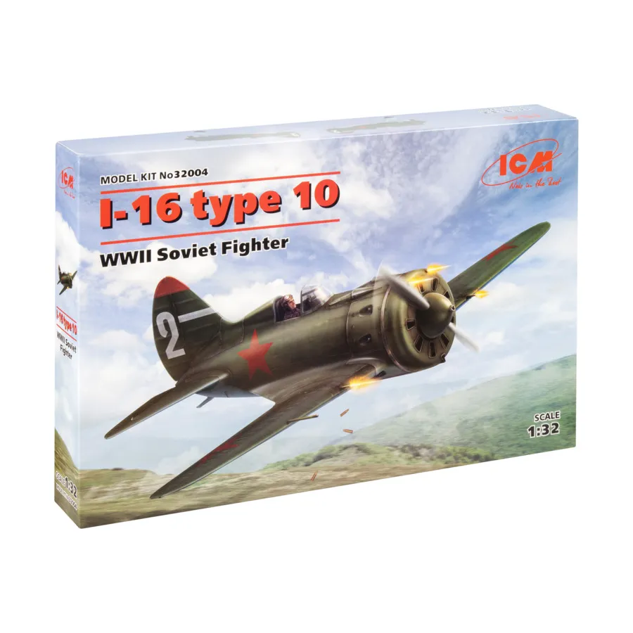 И-16 Тип 10, Military Models 1/32 Scale (ICM)
И-16 Тип 10, Military Models 1/32 Scale (ICM)