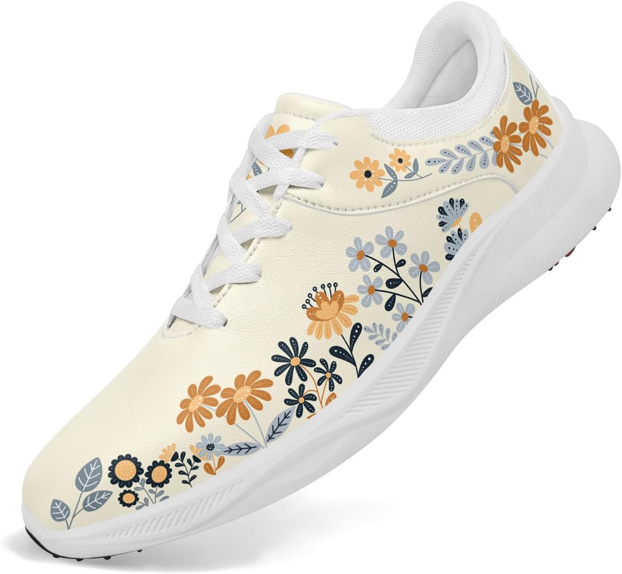 Женские гольф-туфли без шипов, водонепроницаемые, с цветочным принтом, легкие кроссовки для гольфа, удобные спортивные туфли для ходьбы с противоскользящей вентиляцией подошвы Awsole, желтый
Женские гольф-туфли без шипов, водонепроницаемые, с цветочным принтом, легкие кроссовки для гольфа, удобные спортивные туфли для ходьбы с противоскользящей вентиляцией подошвы Awsole, желтый