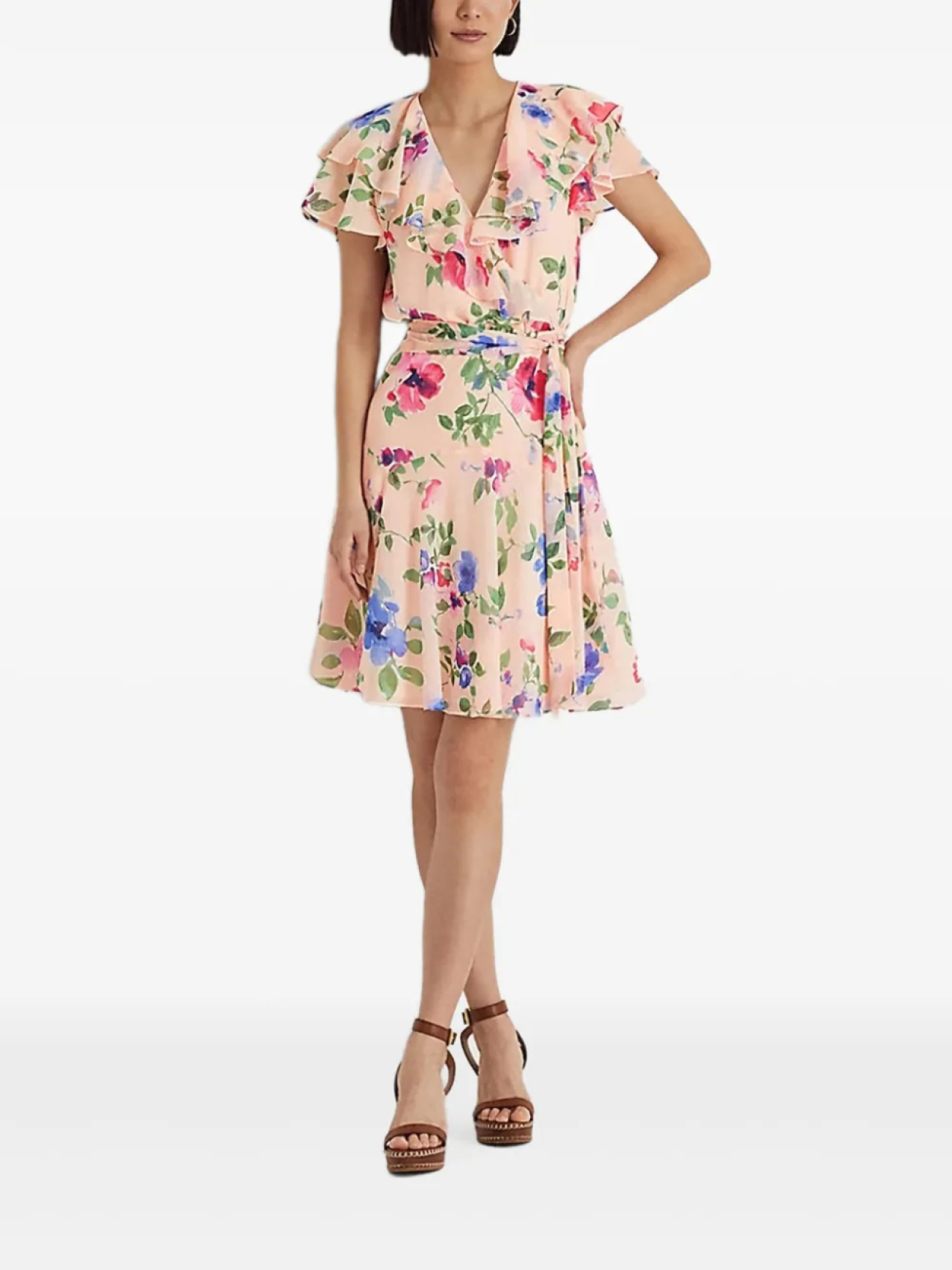 Платье с цветочным принтом Lauren Ralph Lauren, розовый
Платье с цветочным принтом Lauren Ralph Lauren, розовый