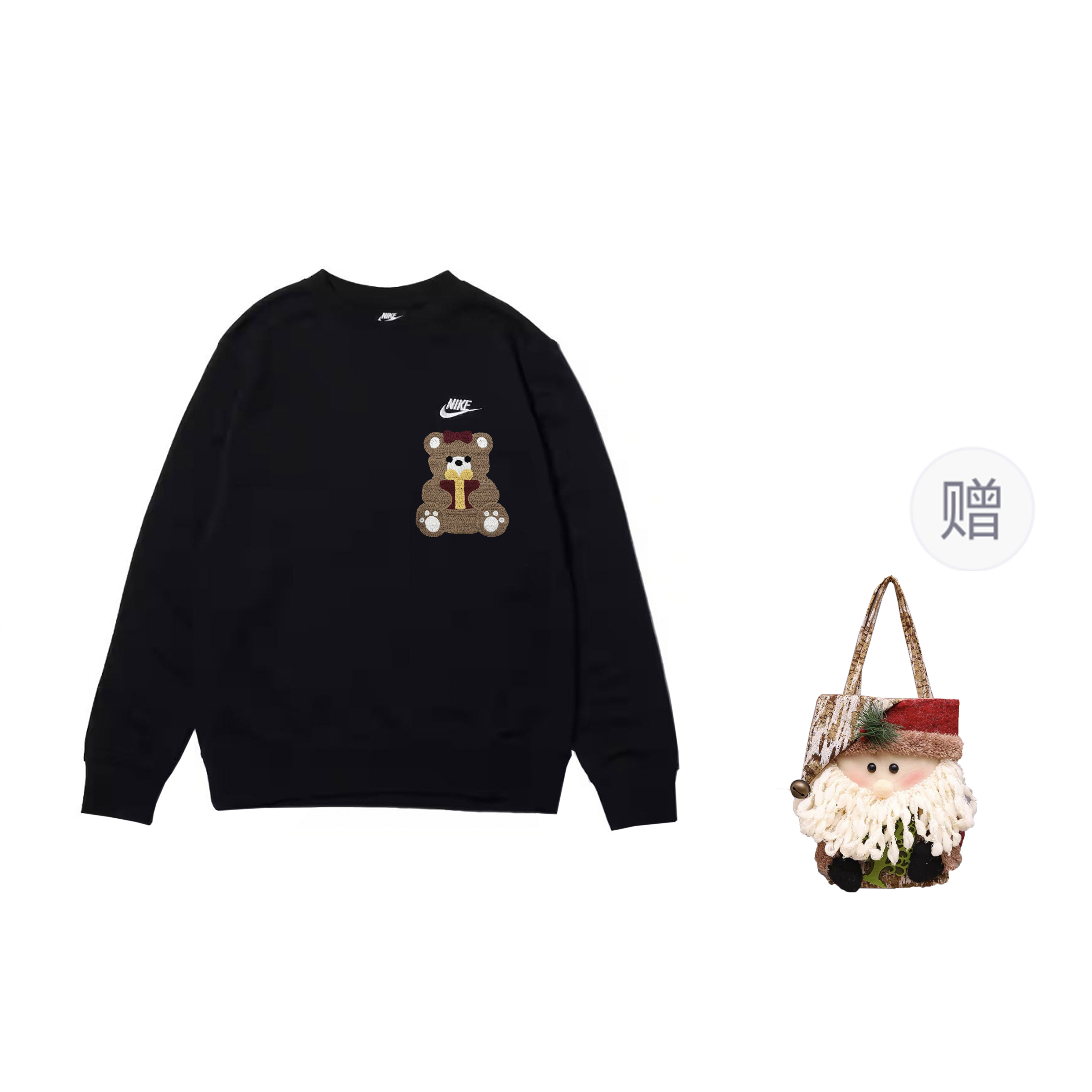 Nike Свитшот унисекс черный, в комплекте подарочная сумка
Nike Свитшот унисекс черный, в комплекте подарочная сумка