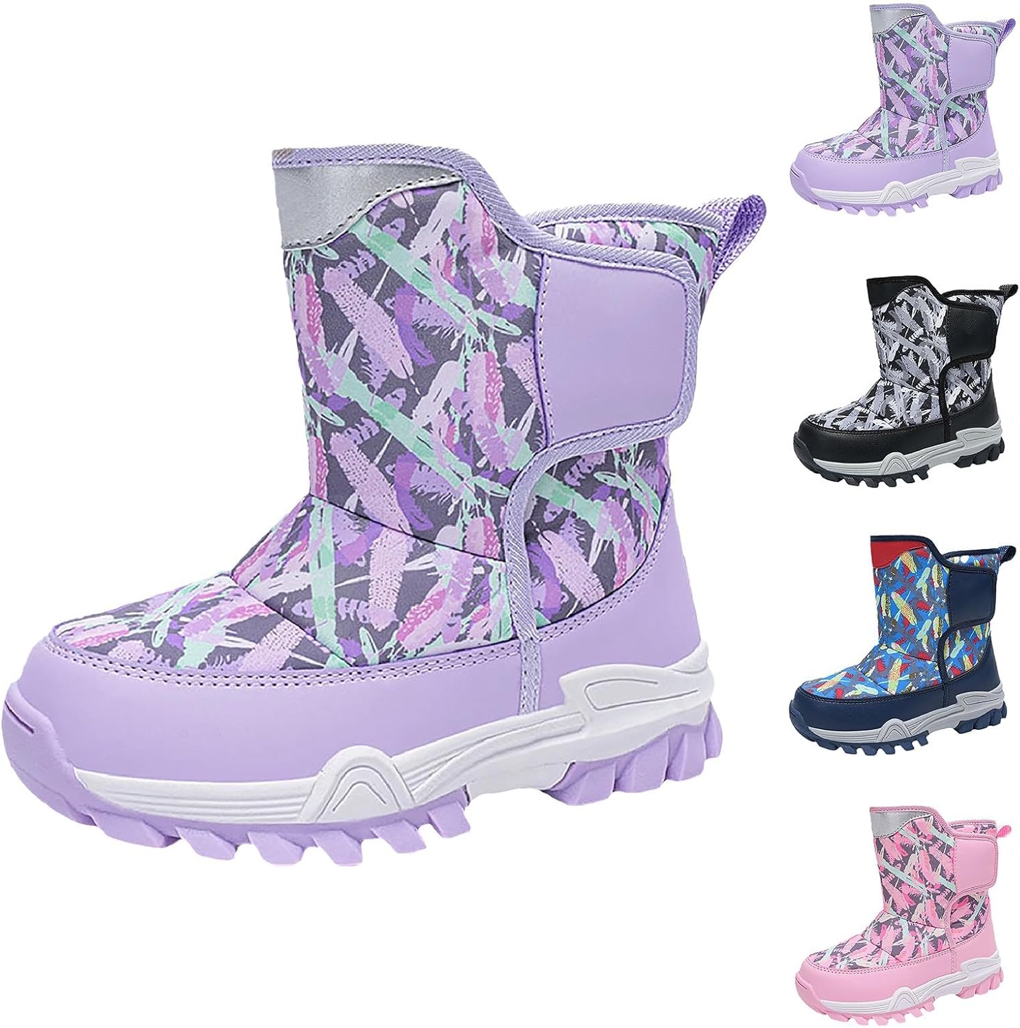 Мальчики Девочки Зимние Сапоги с Шерстяной Подкладкой Милые Многоцветные Нескользящие Теплые Детские Ботинки До Полусапога Для Активного Отдыха и Походов Generic, Purple
Мальчики Девочки Зимние Сапоги с Шерстяной Подкладкой Милые Многоцветные Нескользящие Теплые Детские Ботинки До Полусапога Для Активного Отдыха и Походов Generic, Purple