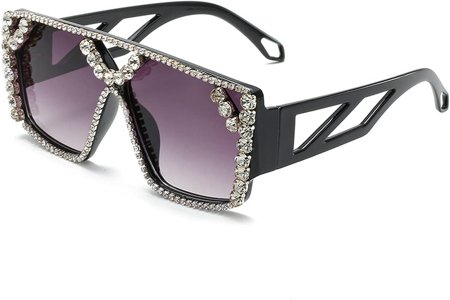 Крупные квадратные солнцезащитные очки с бриллиантами для женщин, новинка 2021 года, роскошные солнцезащитные очки с блестящими стразами, разноцветные хрустальные очки mincl, Black
Крупные квадратные солнцезащитные очки с бриллиантами для женщин, новинка 2021 года, роскошные солнцезащитные очки с блестящими стразами, разноцветные хрустальные очки mincl, Black