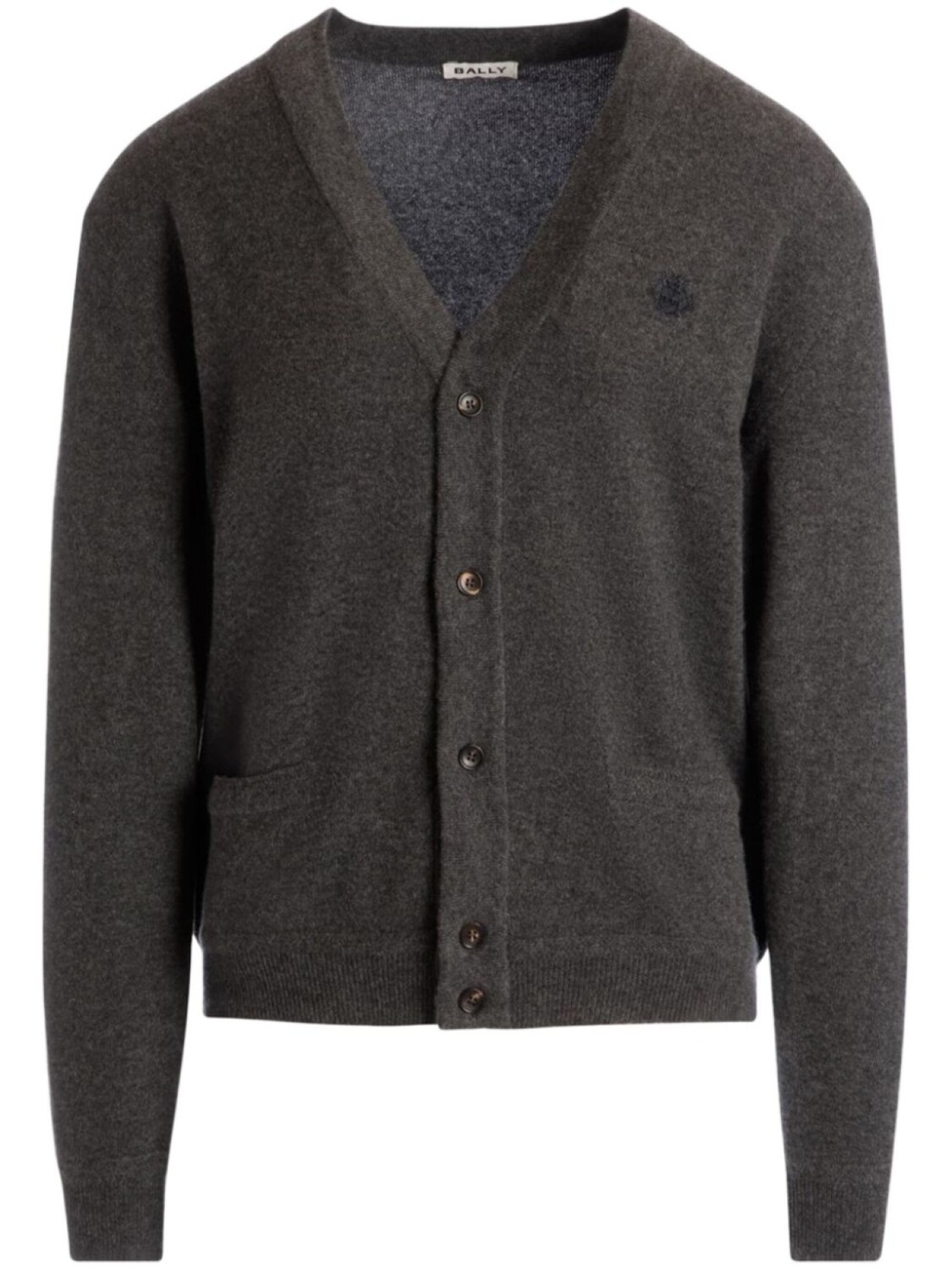 Кардиган с вышитым логотипом Bally, серый
Кардиган с вышитым логотипом Bally, серый