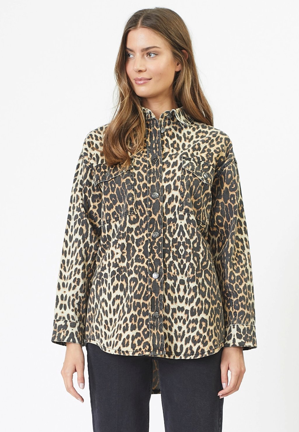 Блузка на пуговицах LEOCC DENIM Co'couture, мультиколор
Блузка на пуговицах LEOCC DENIM Co'couture, мультиколор