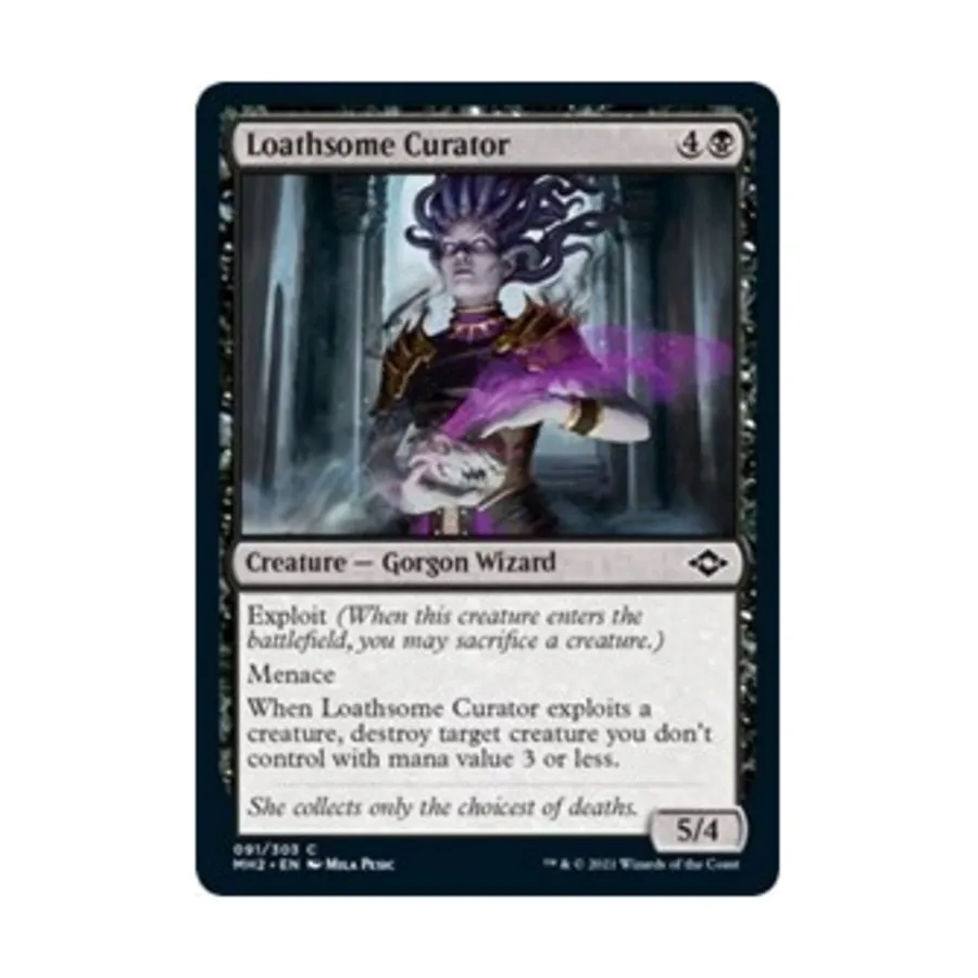 CCG Отвратительный куратор (К), MTG - Modern Horizons 2
CCG Отвратительный куратор (К), MTG - Modern Horizons 2