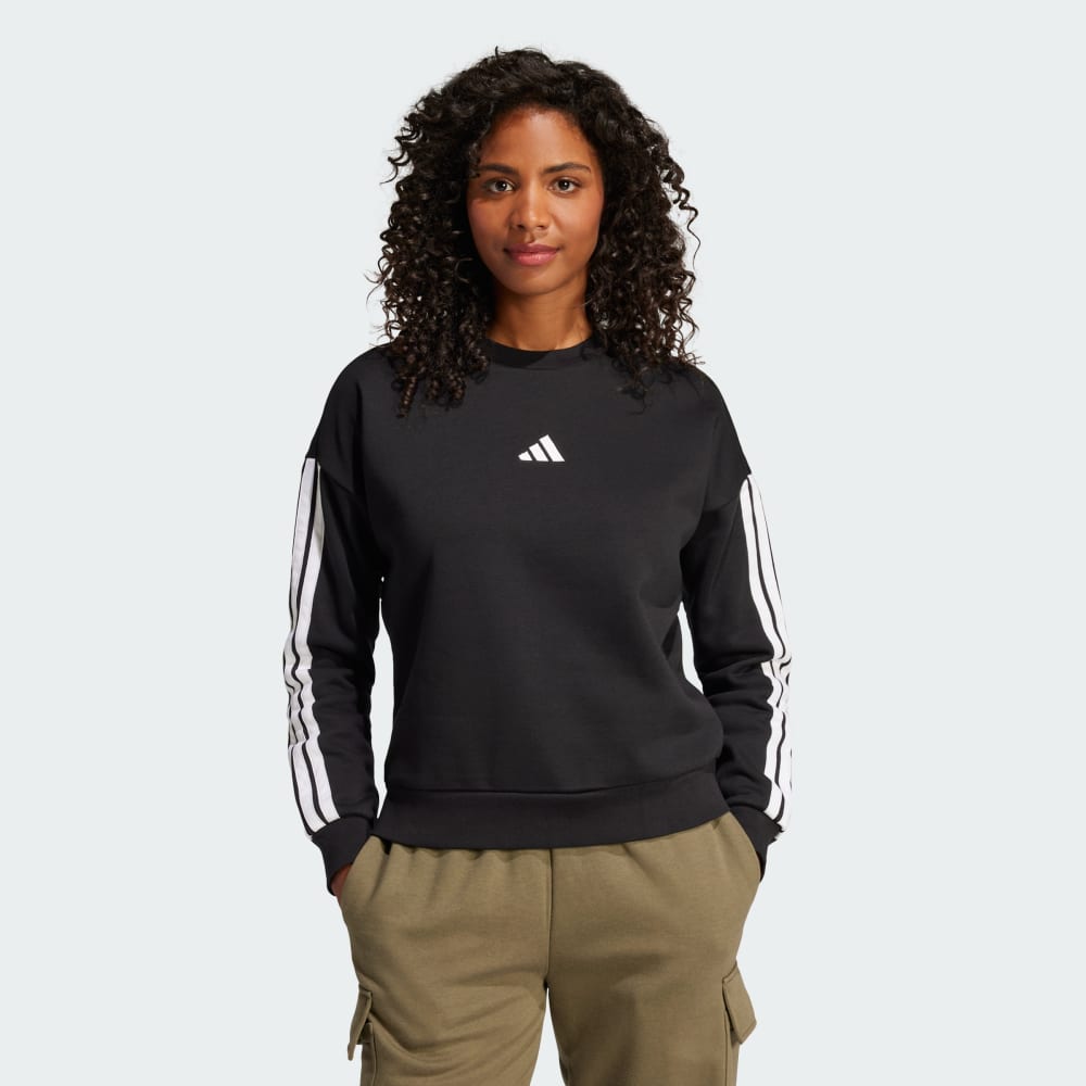 Толстовка Adidas Essentials 3-Stripes Fleece Sweatshirt, черный/белый
Толстовка Adidas Essentials 3-Stripes Fleece Sweatshirt, черный/белый