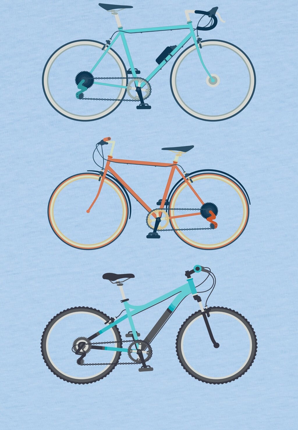 Футболка с принтом 3 FAHRRÄDER watapparel, светло-голубой
Футболка с принтом 3 FAHRRÄDER watapparel, светло-голубой