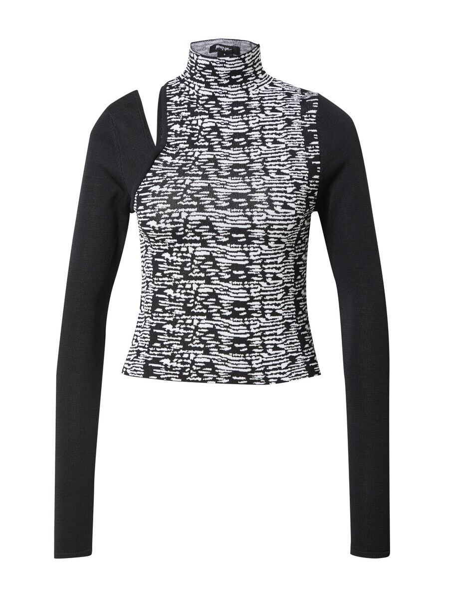 Тонкий вязаный свитер Nasty Gal Sweater, черный/белый
Тонкий вязаный свитер Nasty Gal Sweater, черный/белый