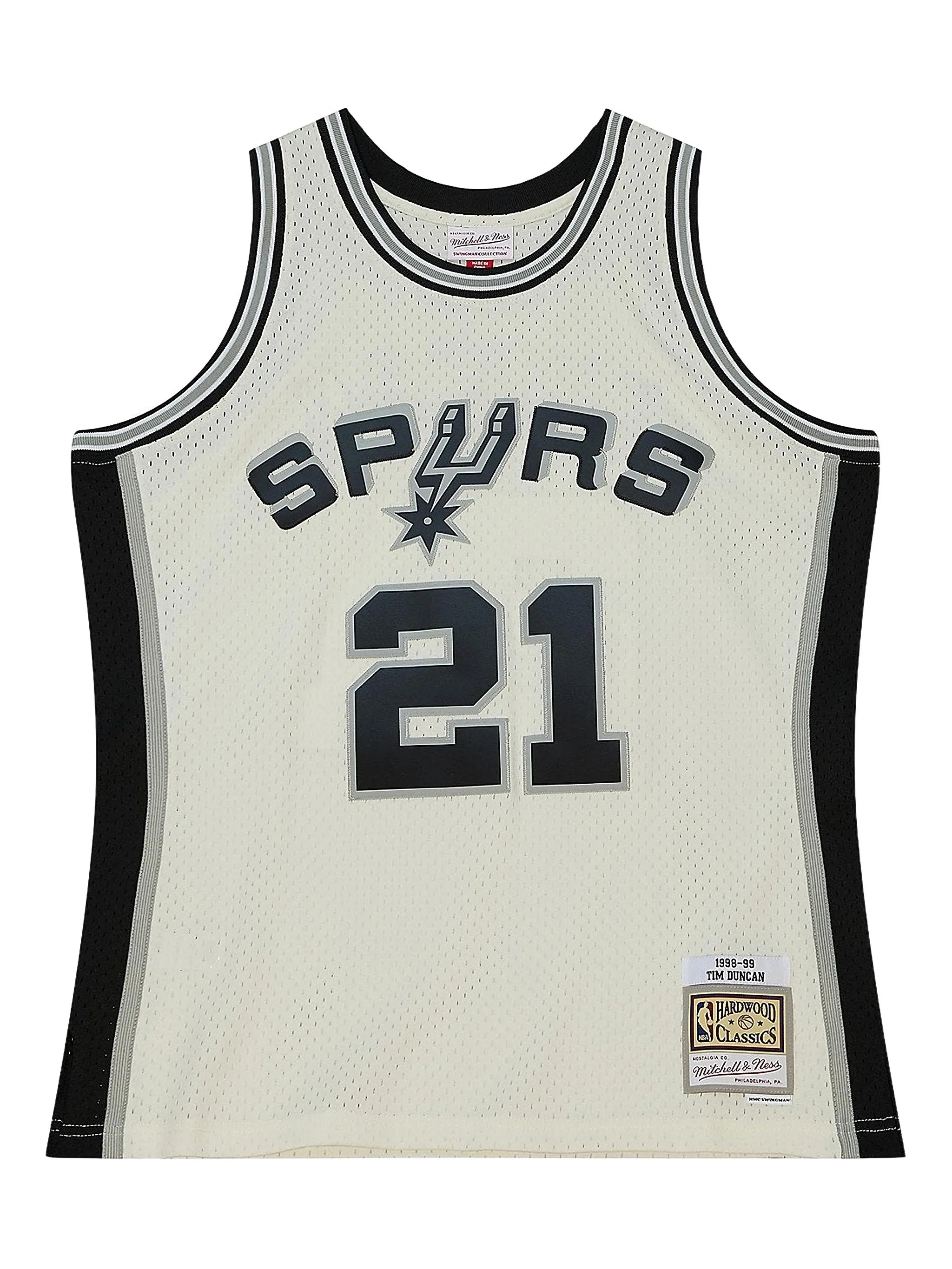 Топ Spurs 1998 Tim Duncan Mitchell & Ness, белый
Топ Spurs 1998 Tim Duncan Mitchell & Ness, белый