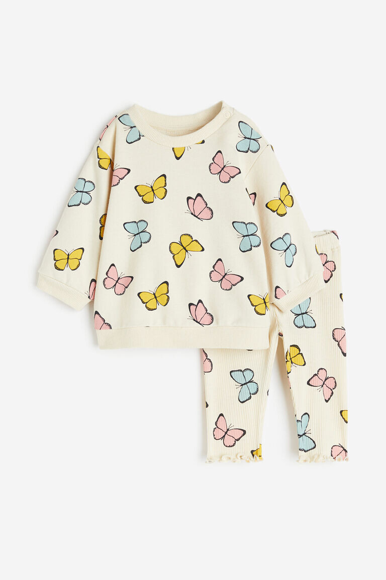 Комплект из двух предметов: толстовка и леггинсы H&M, бежевый
Комплект из двух предметов: толстовка и леггинсы H&M, бежевый