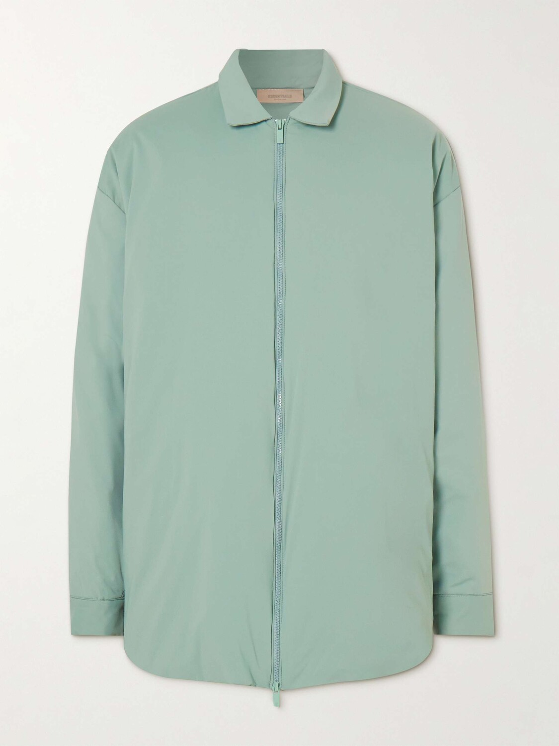 Утепленная куртка-рубашка с аппликацией логотипа FEAR OF GOD ESSENTIALS, зеленый
Утепленная куртка-рубашка с аппликацией логотипа FEAR OF GOD ESSENTIALS, зеленый