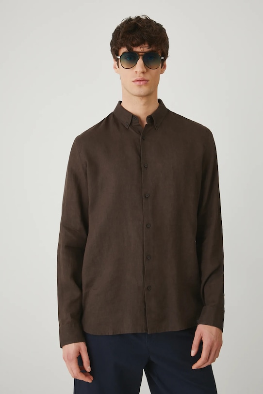 Льняная рубашка Medicine, коричневый
Льняная рубашка Medicine, коричневый
