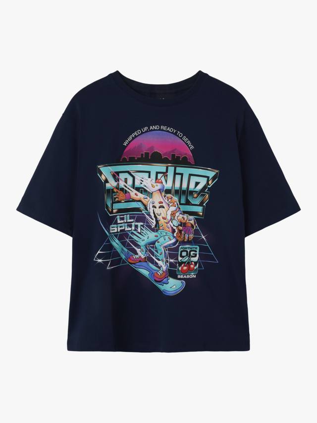 Детская хлопковая футболка Fortnite с коротким рукавом NAME IT, Navy Blazer
Детская хлопковая футболка Fortnite с коротким рукавом NAME IT, Navy Blazer