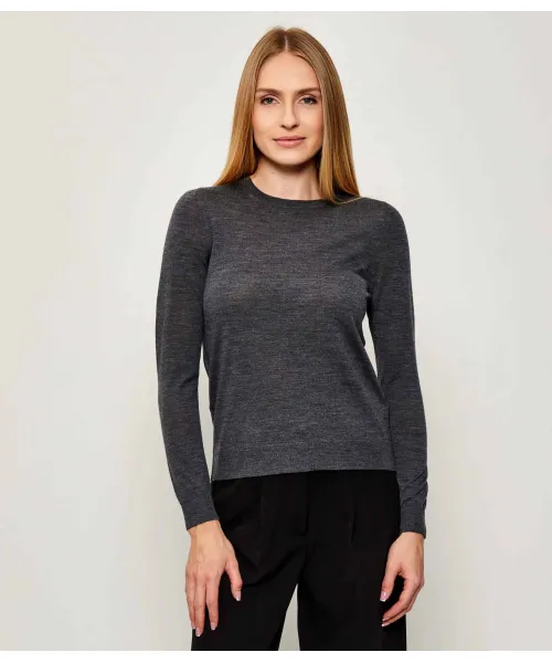 Шерстяной свитер Ferpina Slim fit Boss, серый 
Шерстяной свитер Ferpina Slim fit Boss, серый