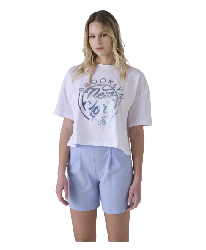 Хлопковая футболка из Нью-Йорка Kocca, белый
Хлопковая футболка из Нью-Йорка Kocca, белый