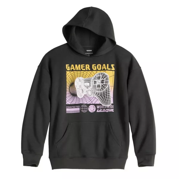 Мягкая толстовка с капюшоном для мальчиков 8-20 лет, обычная и свободная Sonoma Goods For Life, цвет black gamer
Мягкая толстовка с капюшоном для мальчиков 8-20 лет, обычная и свободная Sonoma Goods For Life, цвет black gamer