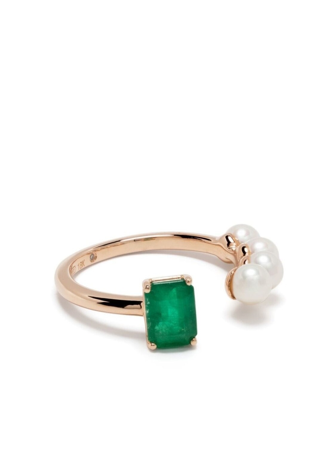 Кольцо из розового золота с камнями SHAY, серебряный
Кольцо из розового золота с камнями SHAY, серебряный