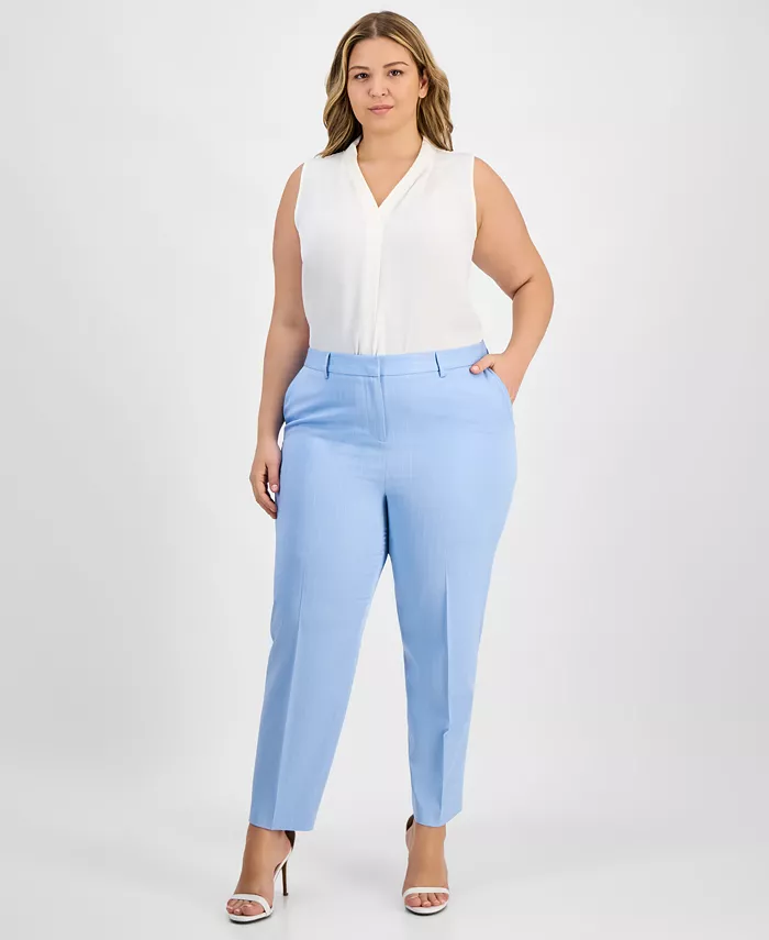 Классические брюки до щиколотки со средней посадкой больших размеров Tahari ASL, синий
Классические брюки до щиколотки со средней посадкой больших размеров Tahari ASL, синий