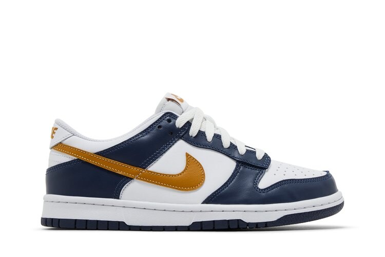 Кроссовки Dunk Low GS, цвет Midnight Navy Wheat
Кроссовки Dunk Low GS, цвет Midnight Navy Wheat