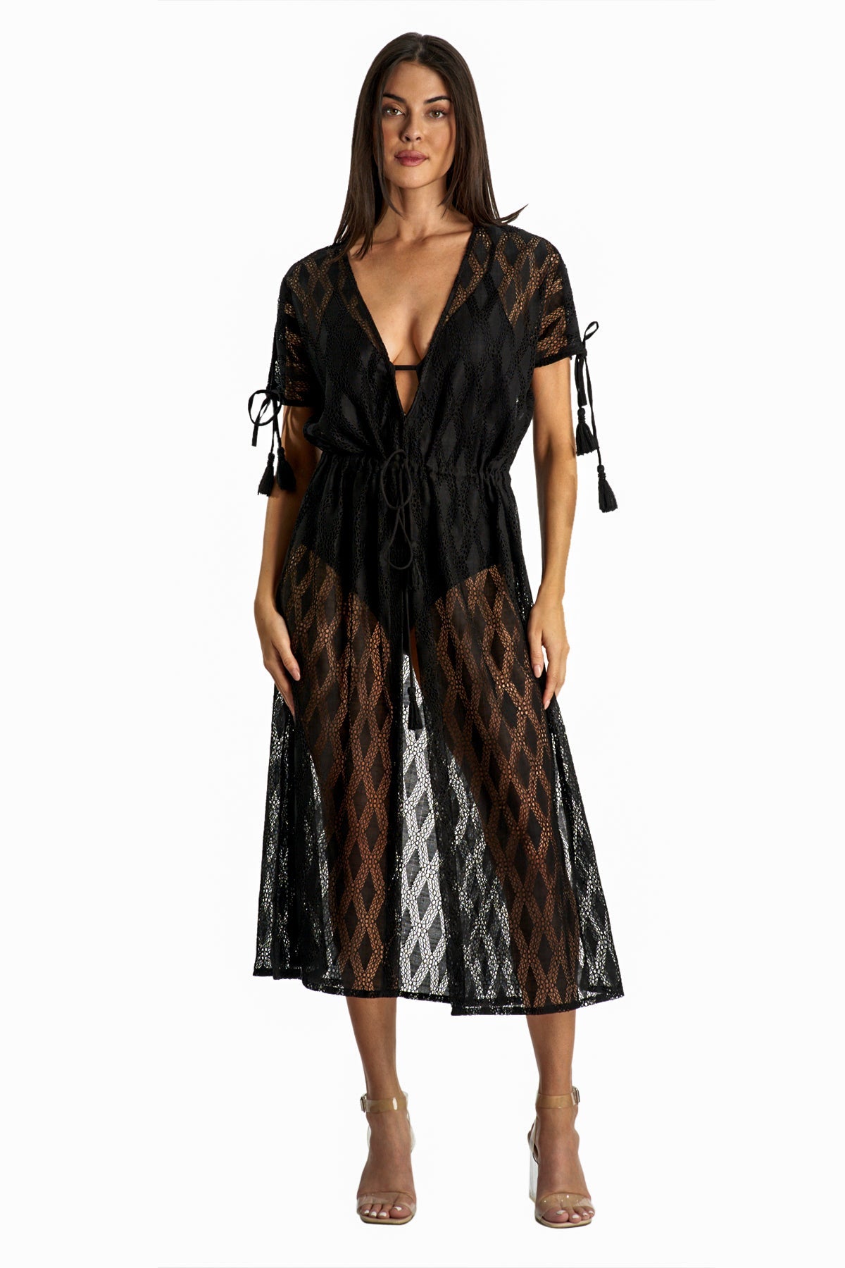 Платье-кимоно Sicilia с V-образным вырезом и кисточками La Moda Clothing, цвет multi
Платье-кимоно Sicilia с V-образным вырезом и кисточками La Moda Clothing, цвет multi