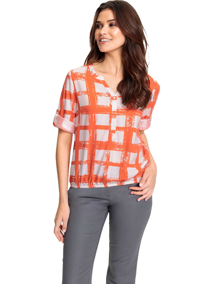WITT WEIDEN Блузка оранжево-белого цвета
WITT WEIDEN Блузка оранжево-белого цвета