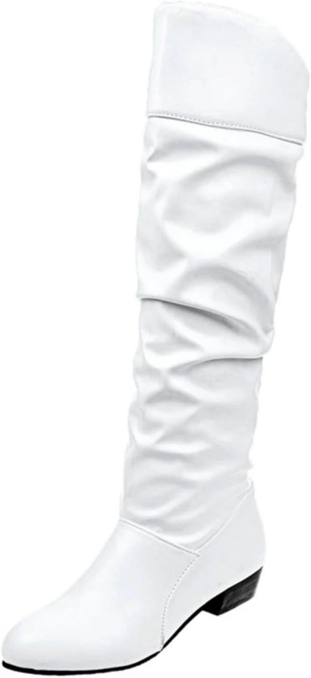 Женские свободные ботфорты до колена из искусственной кожи, средние голенища, сборка, круглый носок, низкий каблук, на молнии, плоские удобные ботинки для езды, боевые ботиночки Baxtayel, Multicolor 03
Женские свободные ботфорты до колена из искусственной кожи, средние голенища, сборка, круглый носок, низкий каблук, на молнии, плоские удобные ботинки для езды, боевые ботиночки Baxtayel, Multicolor 03