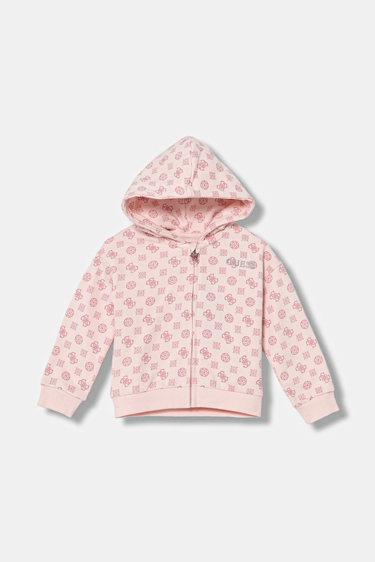 Детская хлопковая толстовка Guess, розовый
Детская хлопковая толстовка Guess, розовый
