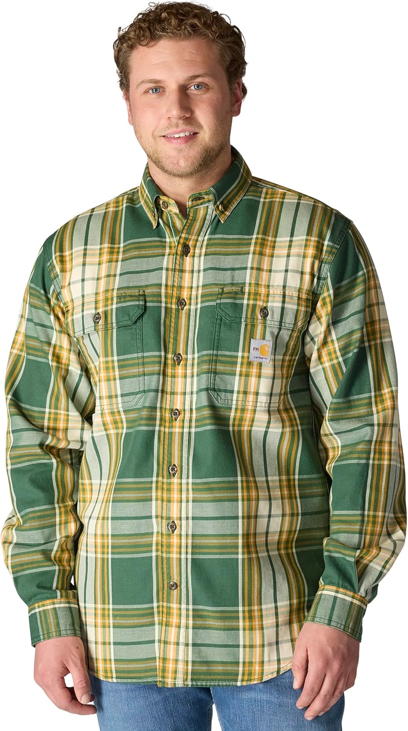 Мужская рубашка Carhartt 104507 Flame-Resistant Force Rugged Flex Loose, Mountain View/Carhartt Gold
Мужская рубашка Carhartt 104507 Flame-Resistant Force Rugged Flex Loose, Mountain View/Carhartt Gold