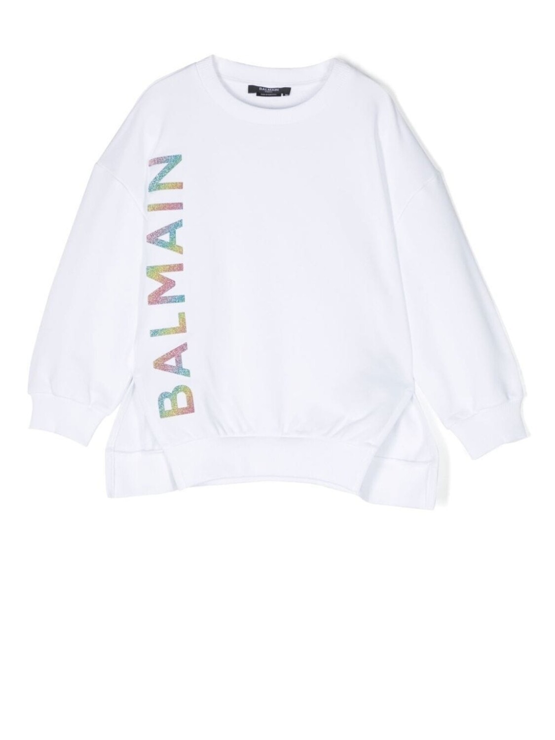 Balmain Kids толстовка с логотипом, белый 
Balmain Kids толстовка с логотипом, белый