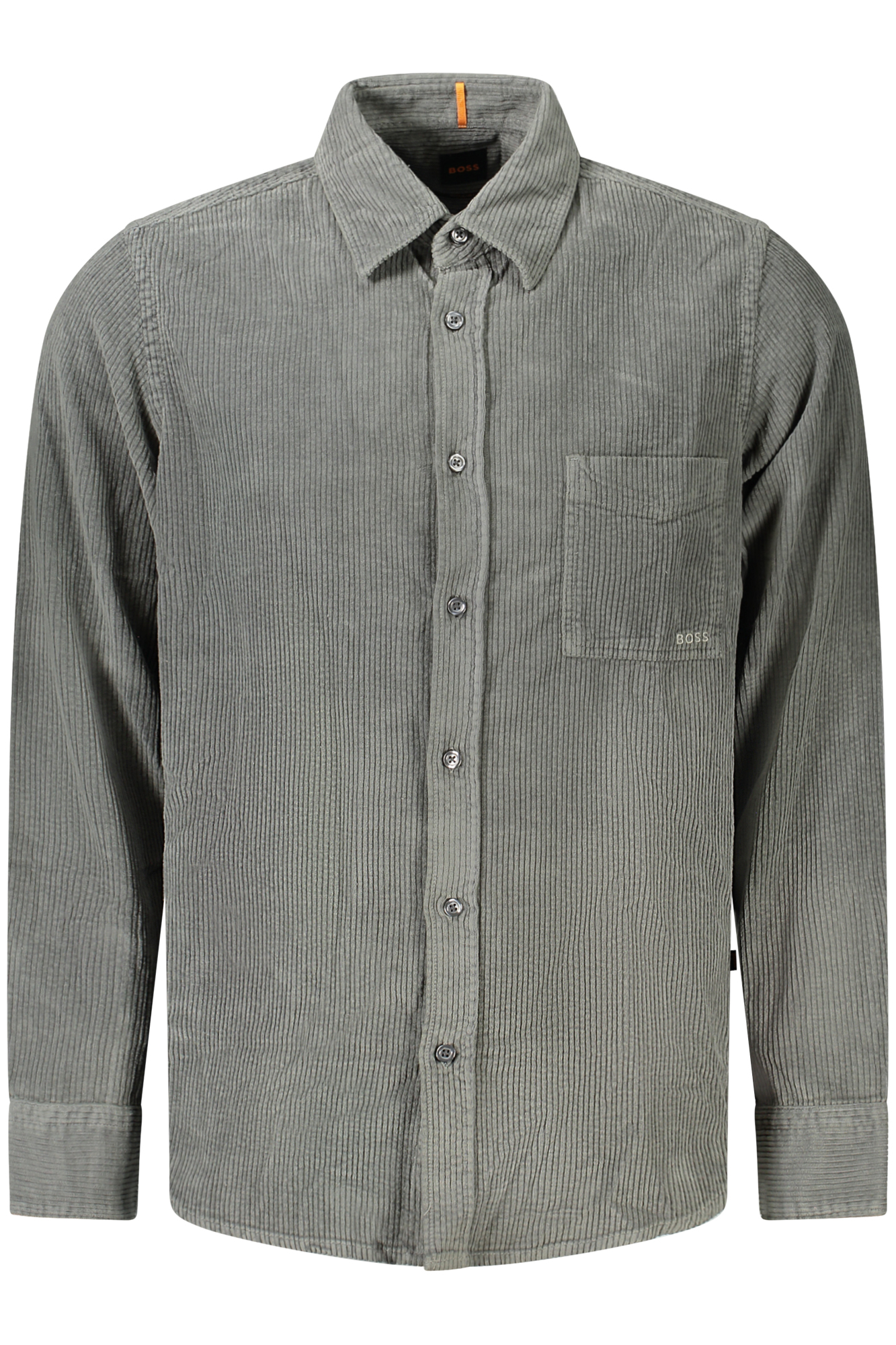 Рубашка мужская Boss Hugo с длинным рукавом вельветовая, серый
Рубашка мужская Boss Hugo с длинным рукавом вельветовая, серый