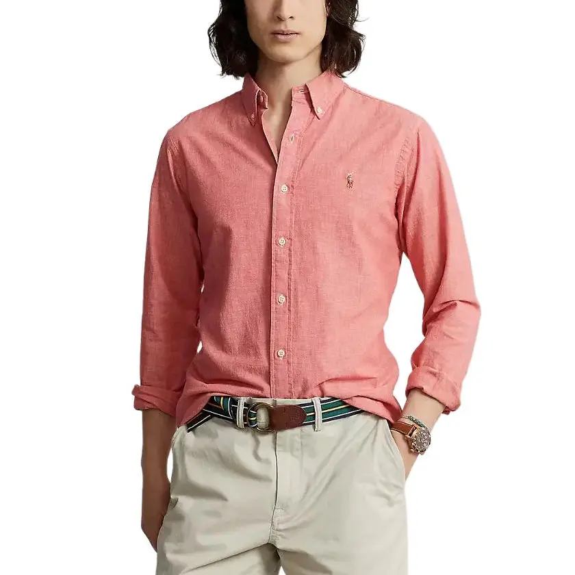 Polo Ralph Lauren Розовая мужская рубашка
Polo Ralph Lauren Розовая мужская рубашка