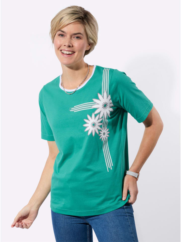 Рубашка с короткими рукавами изумрудного цвета WITT WEIDEN
Рубашка с короткими рукавами изумрудного цвета WITT WEIDEN