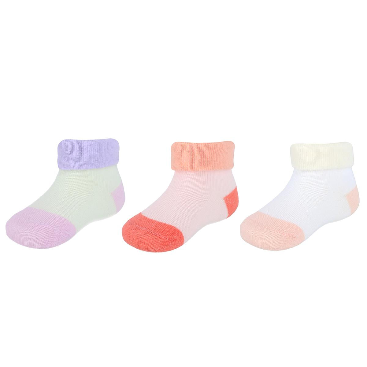 Мягкие и нарядные носки для младенцев, однотонные и с узорами (3 упаковки) CTM, цвет mint, purple, and pink with paw prints
Мягкие и нарядные носки для младенцев, однотонные и с узорами (3 упаковки) CTM, цвет mint, purple, and pink with paw prints