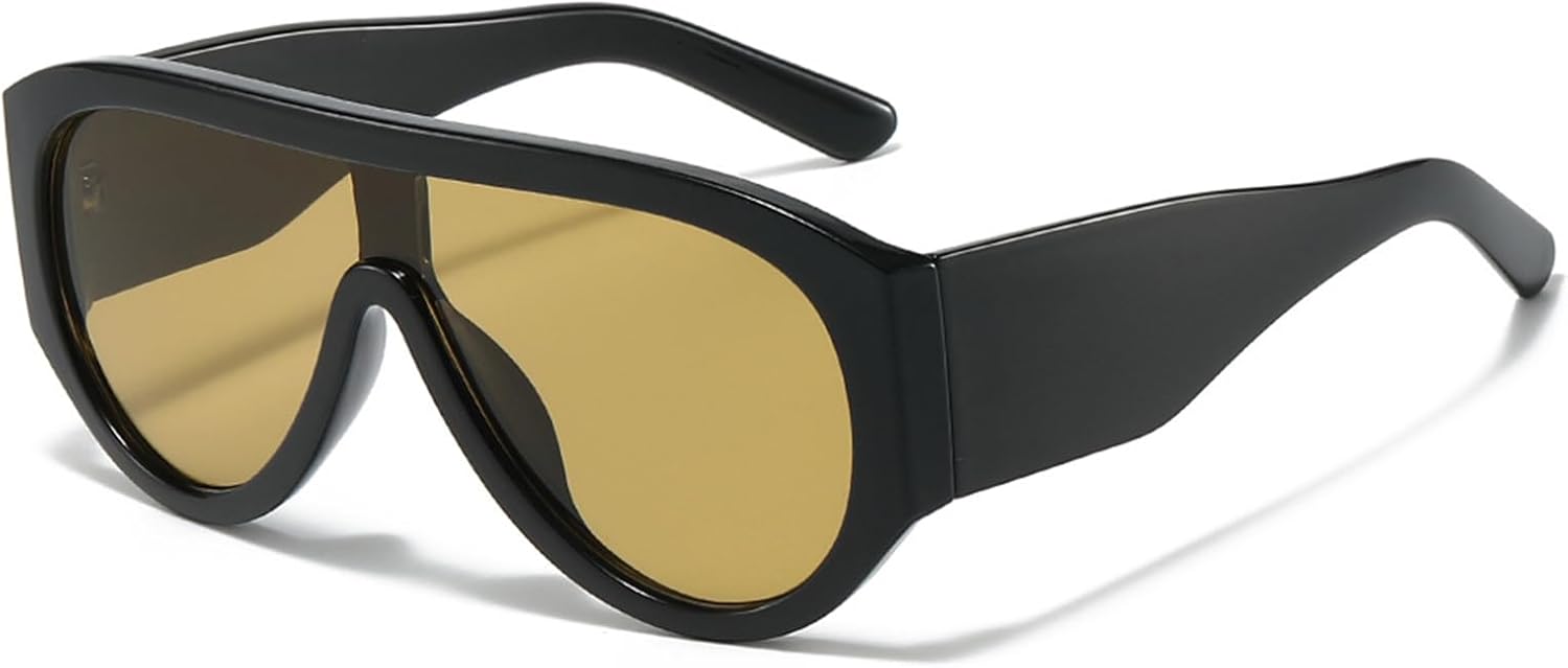 Солнцезащитные очки Mirkcittle в стиле ретро «Авиатор» для женщин и мужчин, винтажные, в стиле 70-х, с толстой оправой, большие, классические, стильные, Black/Brown Lens
Солнцезащитные очки Mirkcittle в стиле ретро «Авиатор» для женщин и мужчин, винтажные, в стиле 70-х, с толстой оправой, большие, классические, стильные, Black/Brown Lens