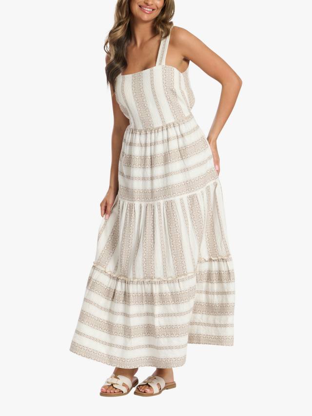 Жаккардовое макси-платье с квадратным вырезом South Beach, цвет Taupe/White
Жаккардовое макси-платье с квадратным вырезом South Beach, цвет Taupe/White