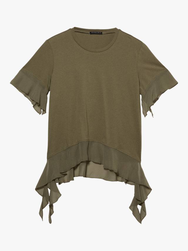 Футболка из хлопка с присборенным воротником-гольф свободного кроя SISLEY, Military Green, Зеленый, Футболка из хлопка с присборенным воротником-гольф свободного кроя SISLEY, Military Green
Футболка из хлопка с присборенным воротником-гольф свободного кроя SISLEY, Military Green, Зеленый, Футболка из хлопка с присборенным воротником-гольф свободного кроя SISLEY, Military Green