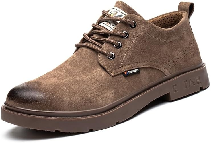 Мужские кожаные оксфорды с металлическим носком, шнуровкой и нескользящей подошвой, удобная рабочая обувь Generic, коричневый
Мужские кожаные оксфорды с металлическим носком, шнуровкой и нескользящей подошвой, удобная рабочая обувь Generic, коричневый