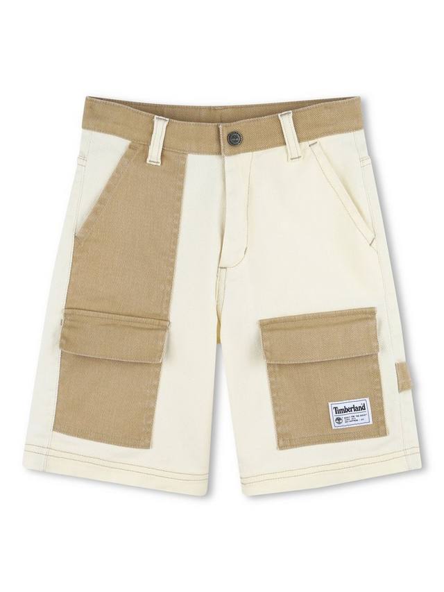 Детские бермуды из денима в двух тонах Timberland, Cream
Детские бермуды из денима в двух тонах Timberland, Cream