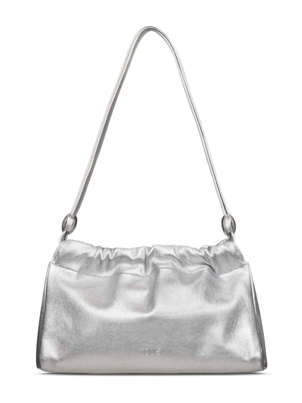 Сумка через плечо из глянцевой кожи с присборенным лифом TOUS, серый
Сумка через плечо из глянцевой кожи с присборенным лифом TOUS, серый