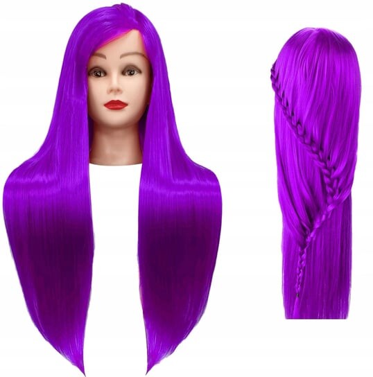 Учебная головка Iza 90 см фиолетовая, термоволосы + ручка, парикмахерская насадка для расчесывания, насадка для тренировок, Calissimo, фиолетовый
Учебная головка Iza 90 см фиолетовая, термоволосы + ручка, парикмахерская насадка для расчесывания, насадка для тренировок, Calissimo, фиолетовый